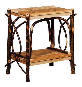 Custom Checkerboard End Table