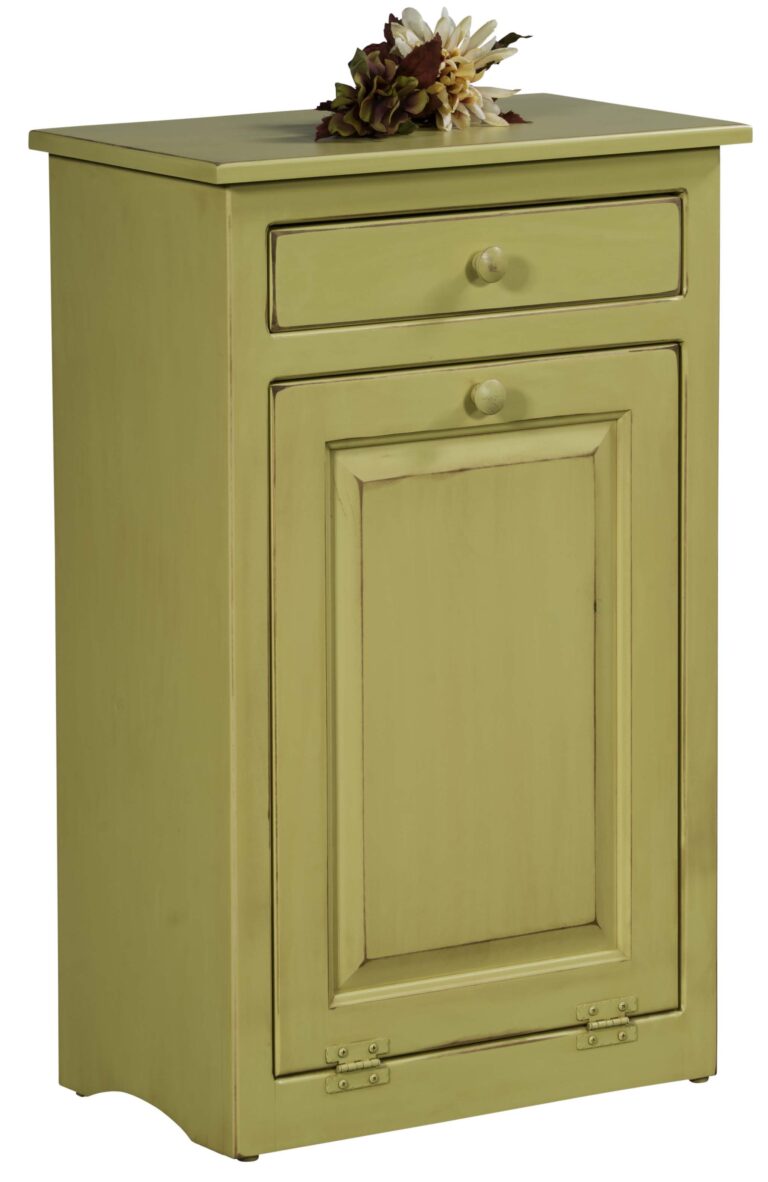 Custom Trash Bin - Spicy Mustard