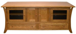 Caledonia Oak 72 Inch Plasma TV Cabinet