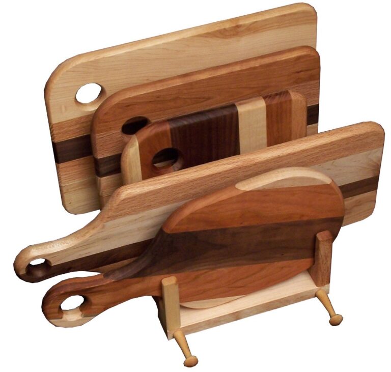 Custom Cutting Board Set with Display