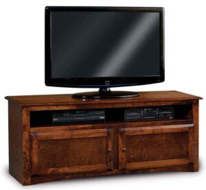 Durham Wide Two Door TV Stand with Media Opening