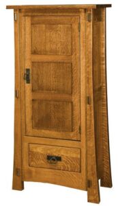Modesto One Door Cabinet with Reverse Panels