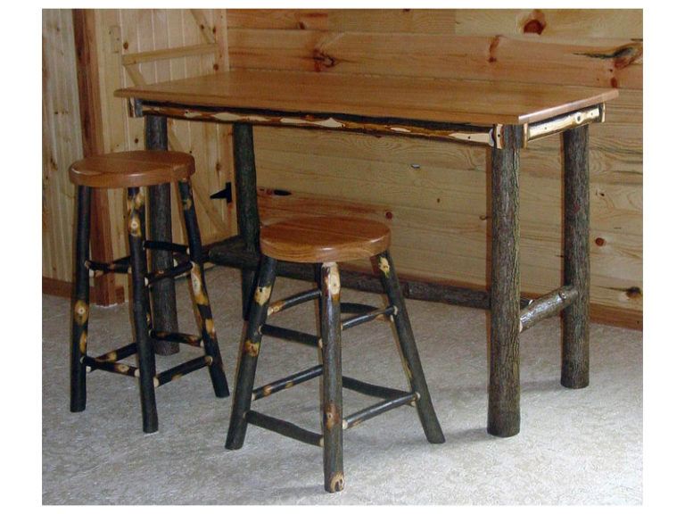 Custom Red Oak Pub Table