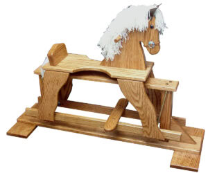 Oak Rocking Horse Glider