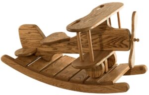 Oak Airplane Rocker