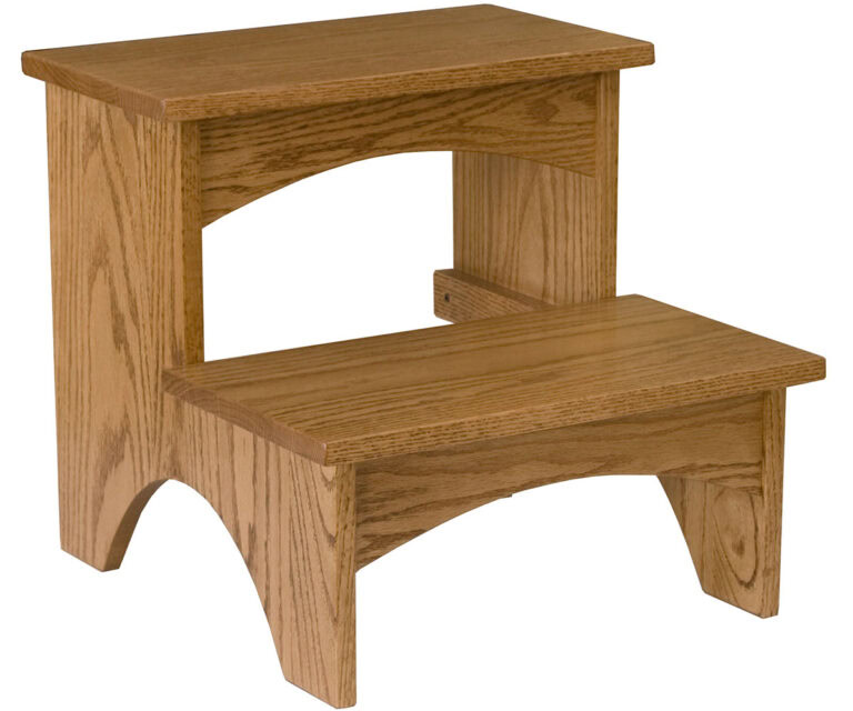 Custom Oak Bed Step