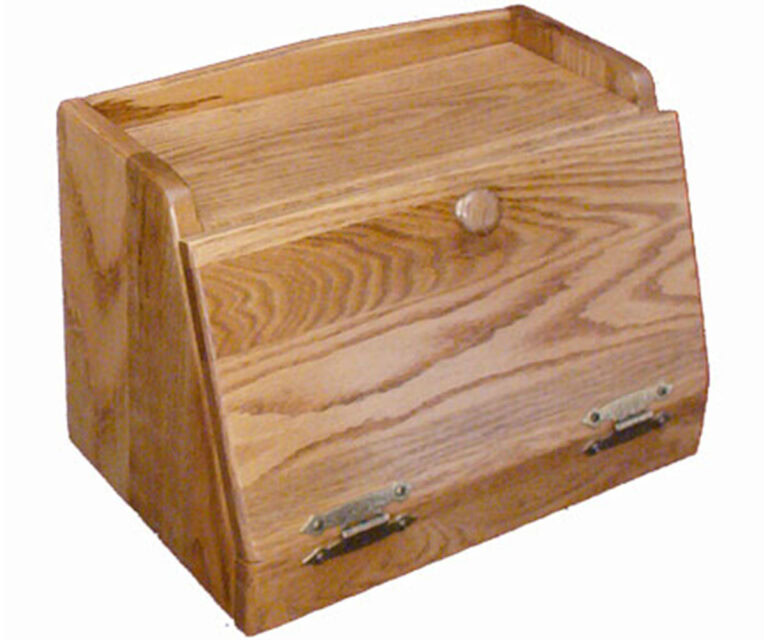 Custom Oak Bread Box - Plain