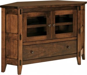 Bungalow Small Corner TV Cabinet
