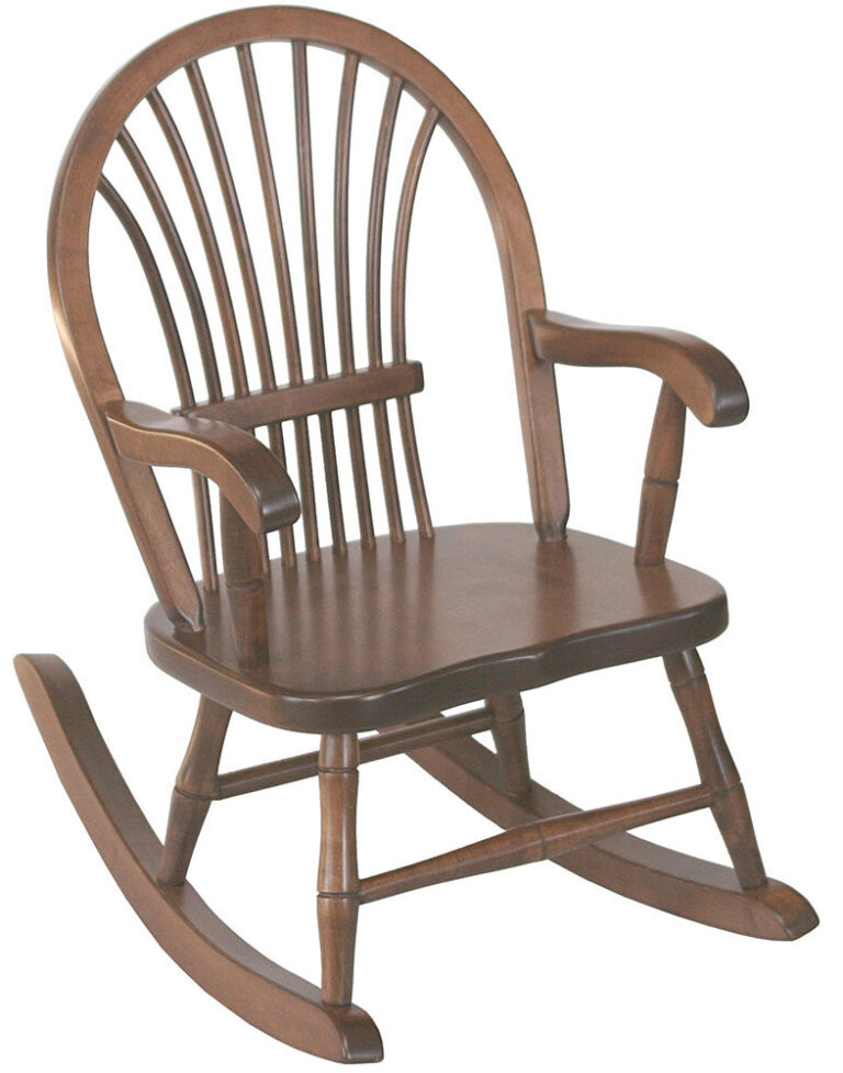 Custom Child Rocker Sheaf - Brown Maple