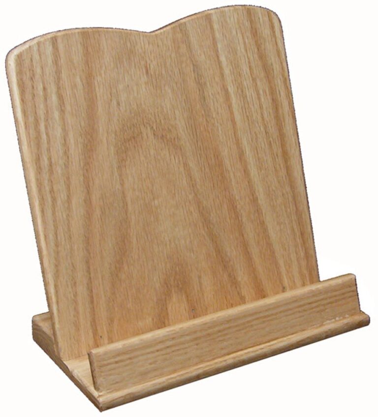 Custom Oak Cookbook Holder