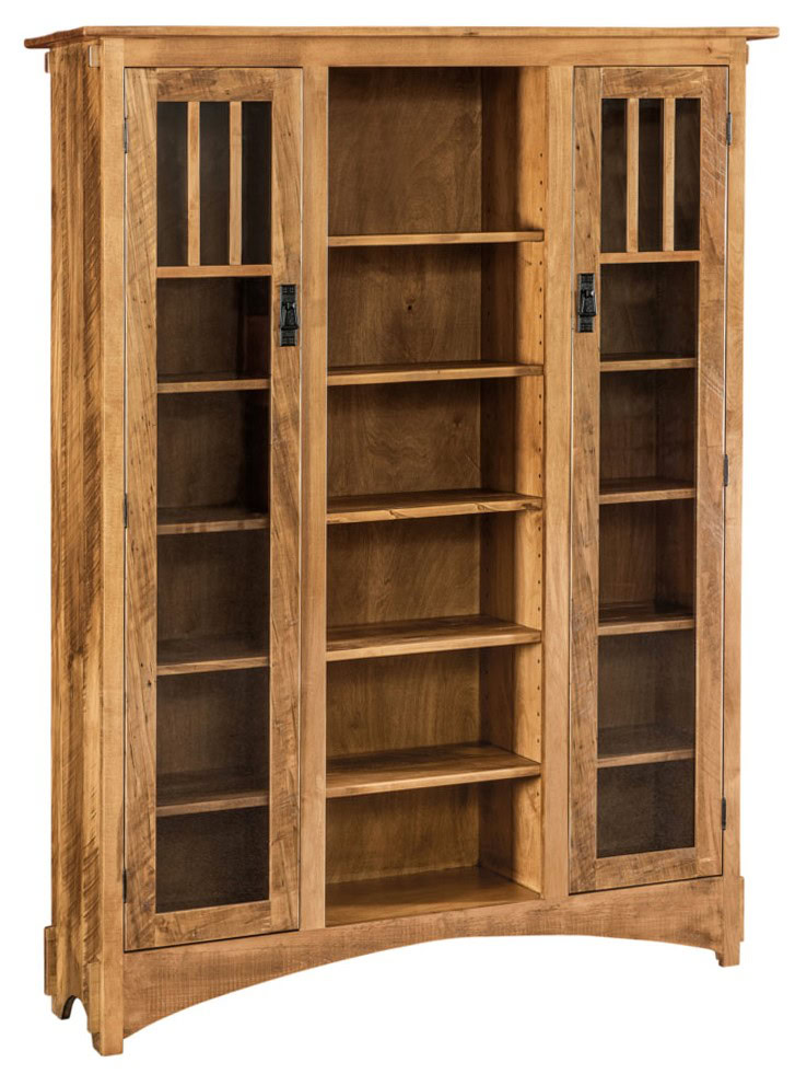 Custom Deluxe Mission Fifteen Shelf Bookcase
