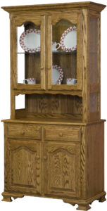 LaGrange Two-Door Open Hutch