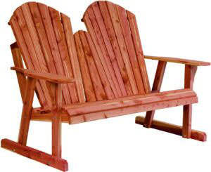 New Style Adirondack Loveseat Bench
