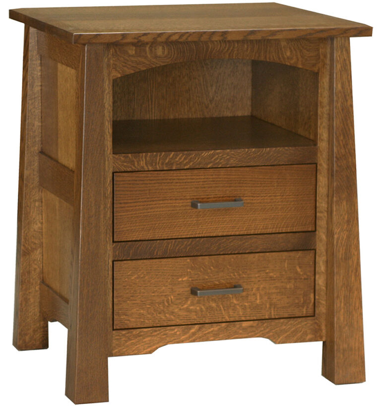 Custom Cambridge Wide Two Drawer Nightstand