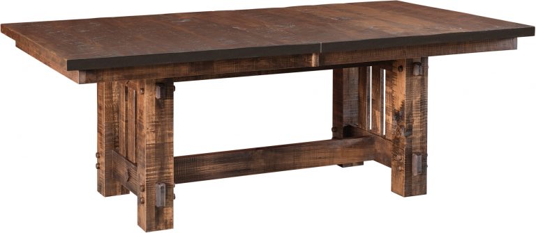 Amish El Paso Trestle Dining Table