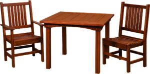 Cedar Square Table Set