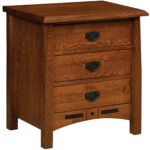 Bel Aire Three Drawer Nightstand