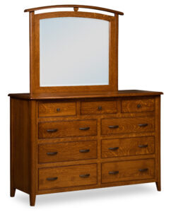 Cascade Dresser with Mirror