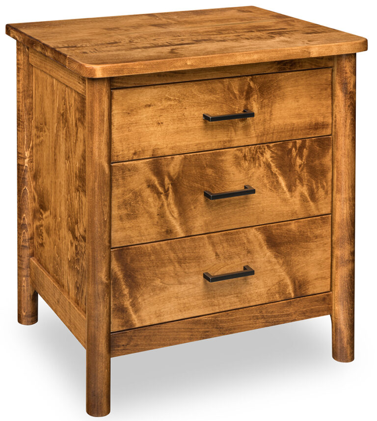 Custom Jasmine Three Drawer Nightstand