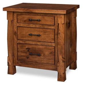 Ouray Three Drawer Nightstand