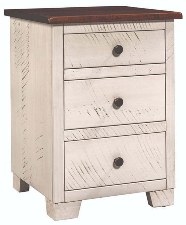 Custom Easy Tymes Three Drawer Nightstand