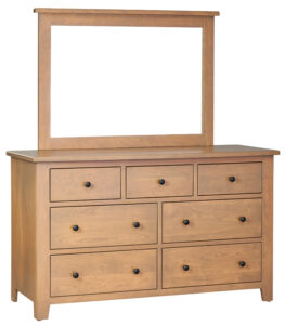 Charland Seven Drawer Dresser with Mirror