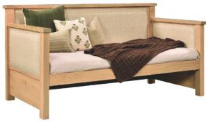 Fabric Day Bed with Back