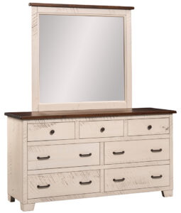 Easy Tymes Double Dresser with Mirror