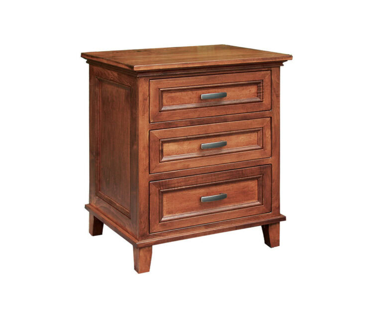 Custom Brooklyn Three Drawer Nightstand