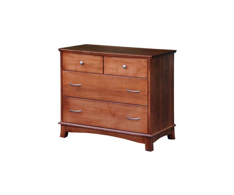 Custom Crescent Four Drawer Chest