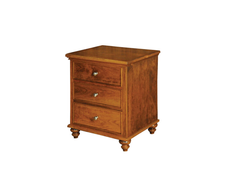 Custom Duchess Three Drawer Nightstand