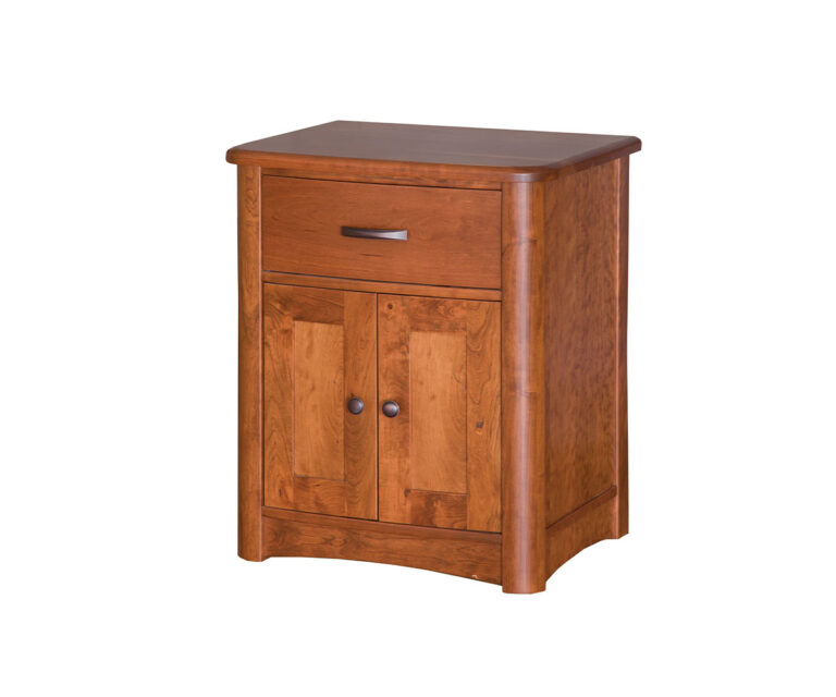 Custom Meridian One Drawer Two Door Nightstand