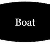 Lexington Trestle Table with Boat Shaped Table Top