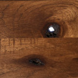 Standing Shaker Mirrored Jewelry Armoire with Rustic Hickory 319A